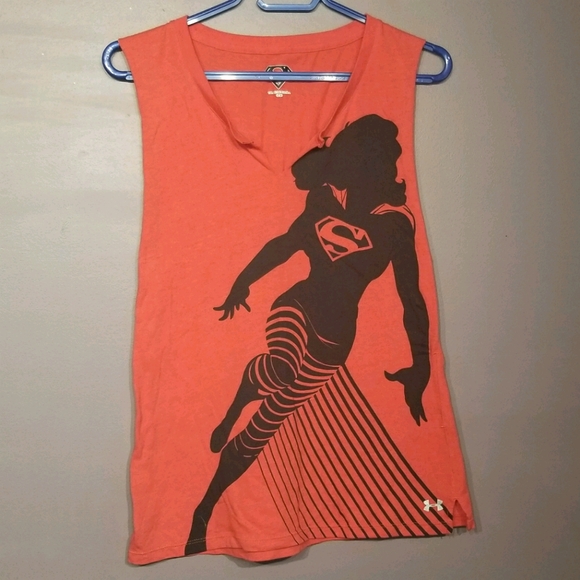 DC Comics X Under Armour Super Woman Shirt - Picture 1 of 3